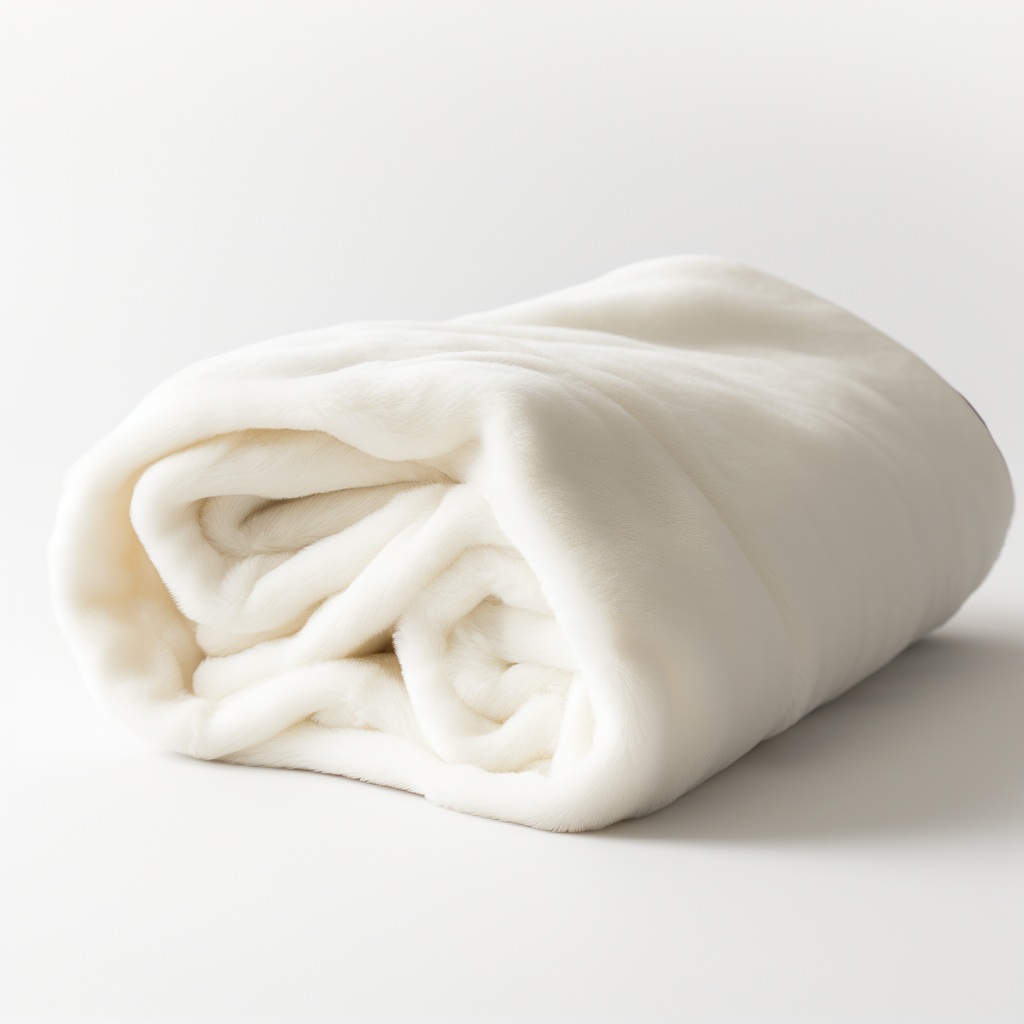 Cobija Piel Conejo Poliester Beige