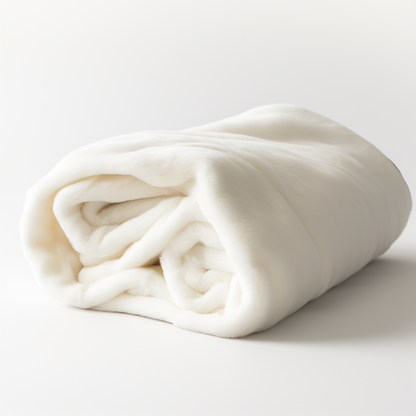 Cobija Piel Conejo Poliester Beige